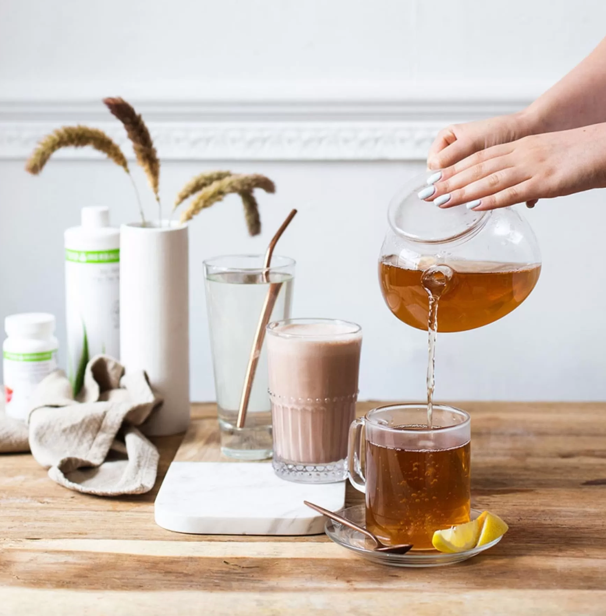 Herbalife Bitkisel Konsantre Çay 51 gr Limon Aromalı