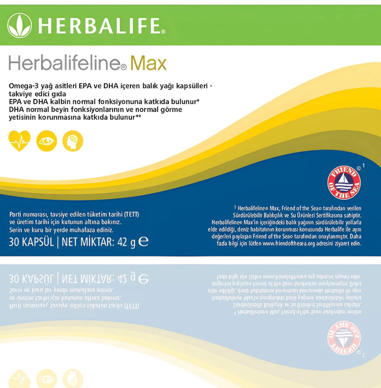 Herbalife Balık Yağı Herbalifeline Max Omega 3