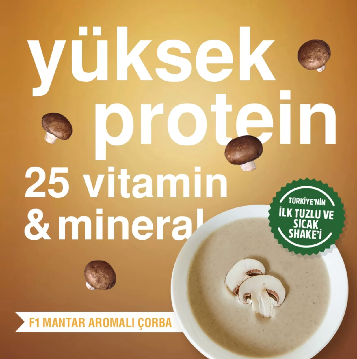 Herbalife Formül 1 Öğün Yerine Geçen Mantar Aromalı Çorba