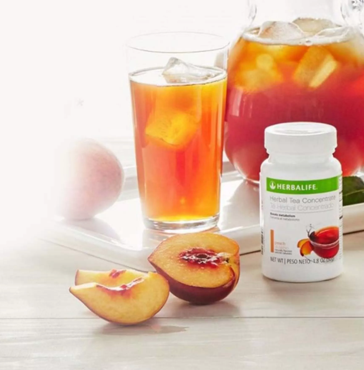Herbalife Bitkisel Konsantre Çay 51 gr Şeftali Aromalı
