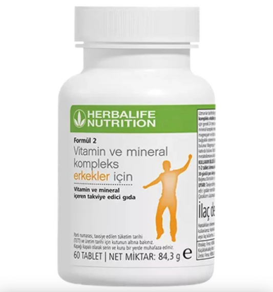 Herbalife Erkek Vitamini – Vitamin ve Mineral Kompleks Erkekler İçin